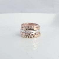 The Maryl Stacking Ring Set - Going Golden