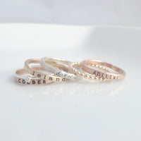 The Laurel Stacking Ring Set - Going Golden