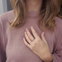 The Juliette Stacking Ring Set - Going Golden