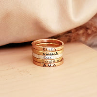 The Maryl Stacking Ring Set - Going Golden