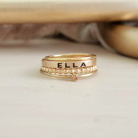 The Everly Stacking Ring Set - Going Golden
