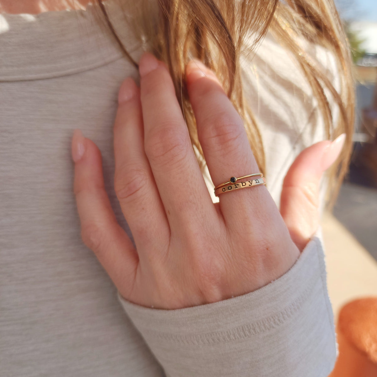 The Ensley Stacking Ring Set - Going Golden