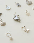 Silver Carabiner Paperclip Charm Bracelet