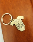 Baby Statistics Keychain