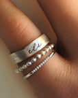 Handmade Organic Personalized Ring