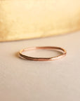 Skinny Hammered Stackable Rings