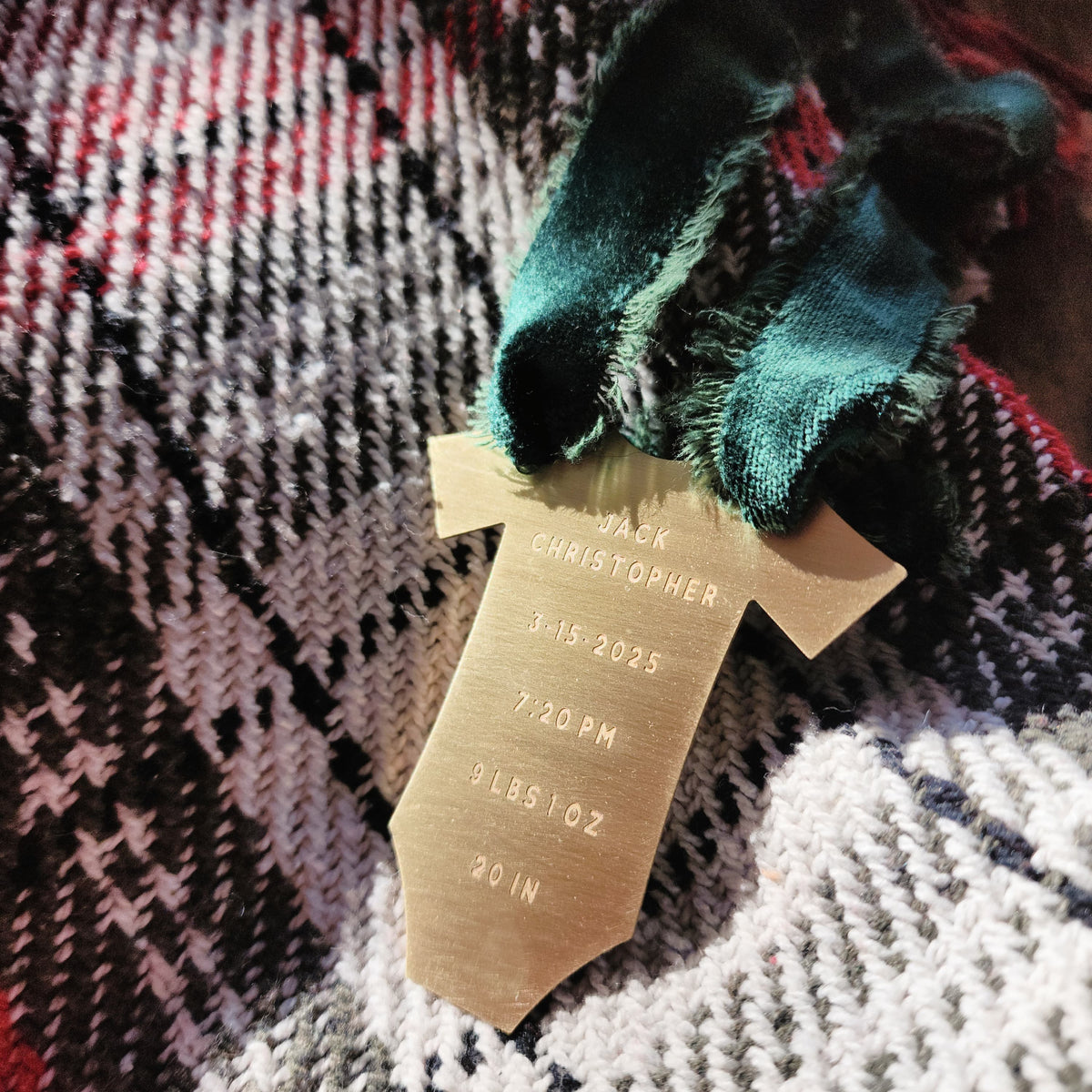 Baby's First Christmas Ornament - Going Golden