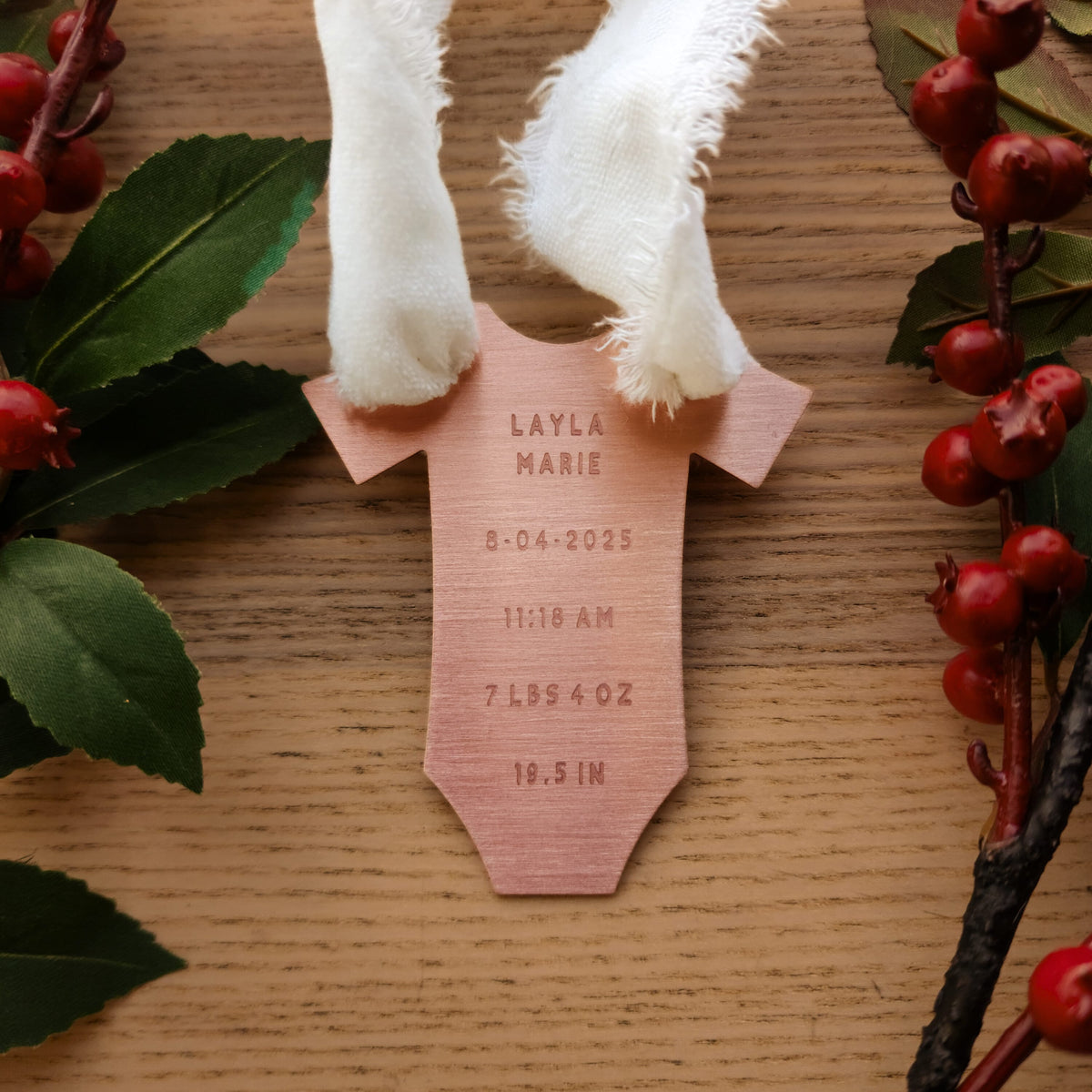 Baby's First Christmas Ornament - Going Golden