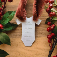 Baby's First Christmas Ornament - Going Golden