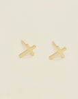 Dainty Cross Stud Earring