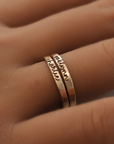 New Cursive Name Ring