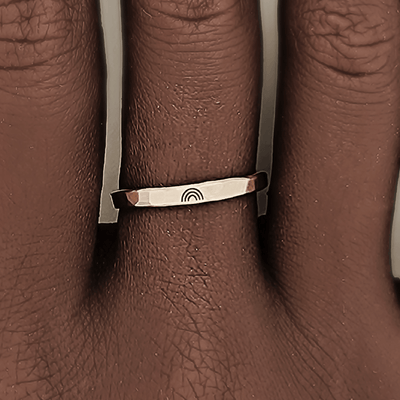 Engraved Symbol Ring: Personalize Your Style Today – Going Golden