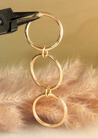 Connected Personalized Silver Ring Set - Going Golden