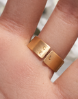 Brass Mama Cuff Ring - Going Golden