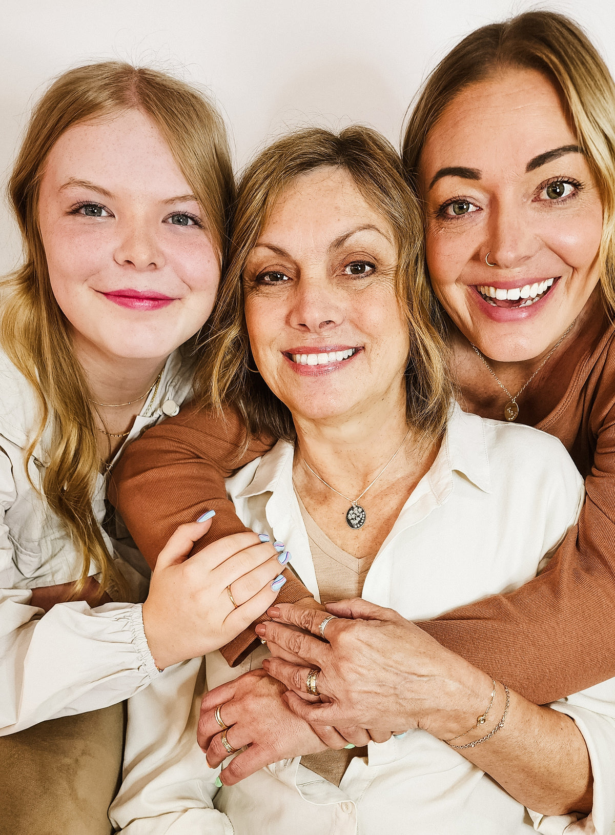 Mom or Grandma Necklace - Going Golden