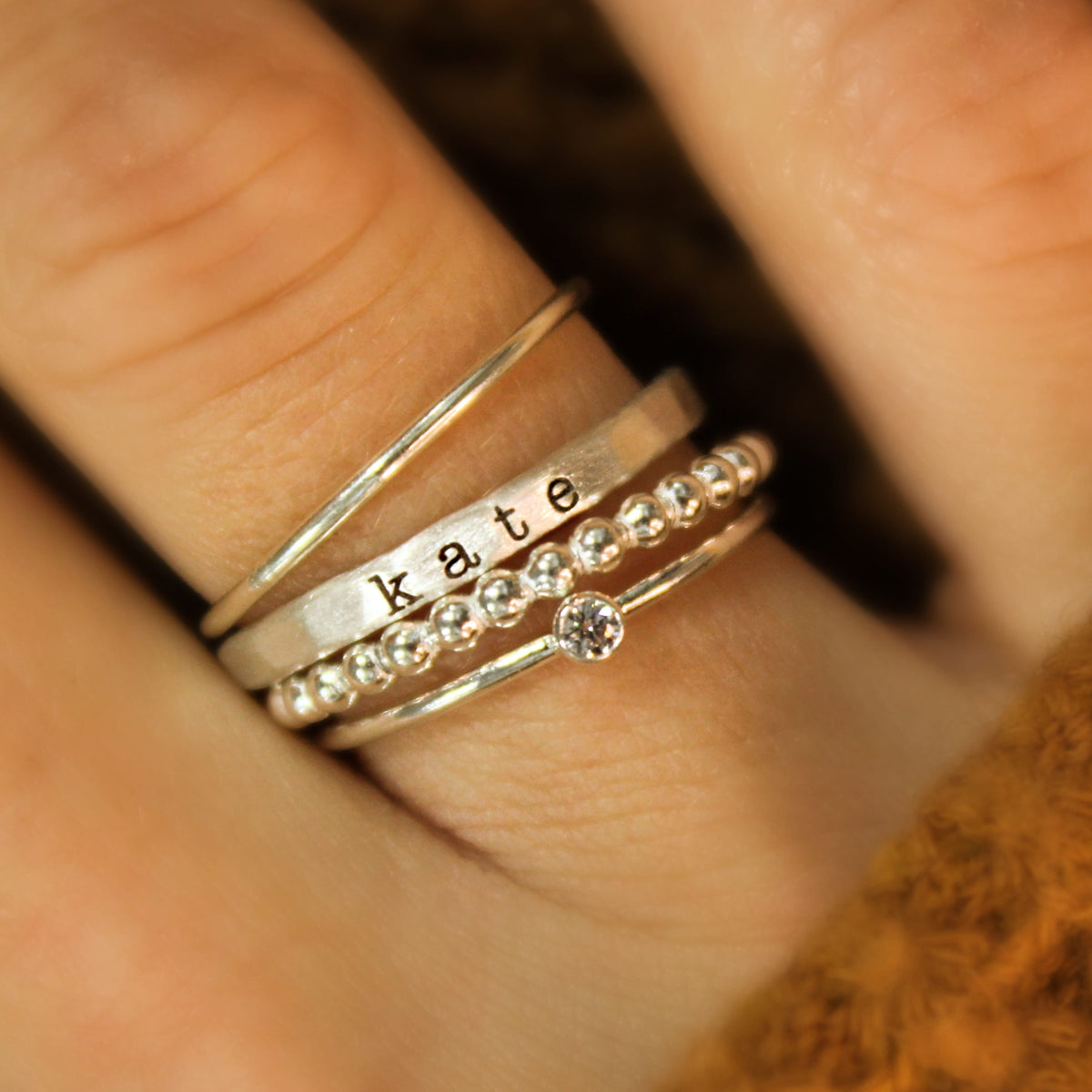 The Everly Stacking Ring Set - Going Golden