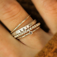 The Everly Stacking Ring Set - Going Golden