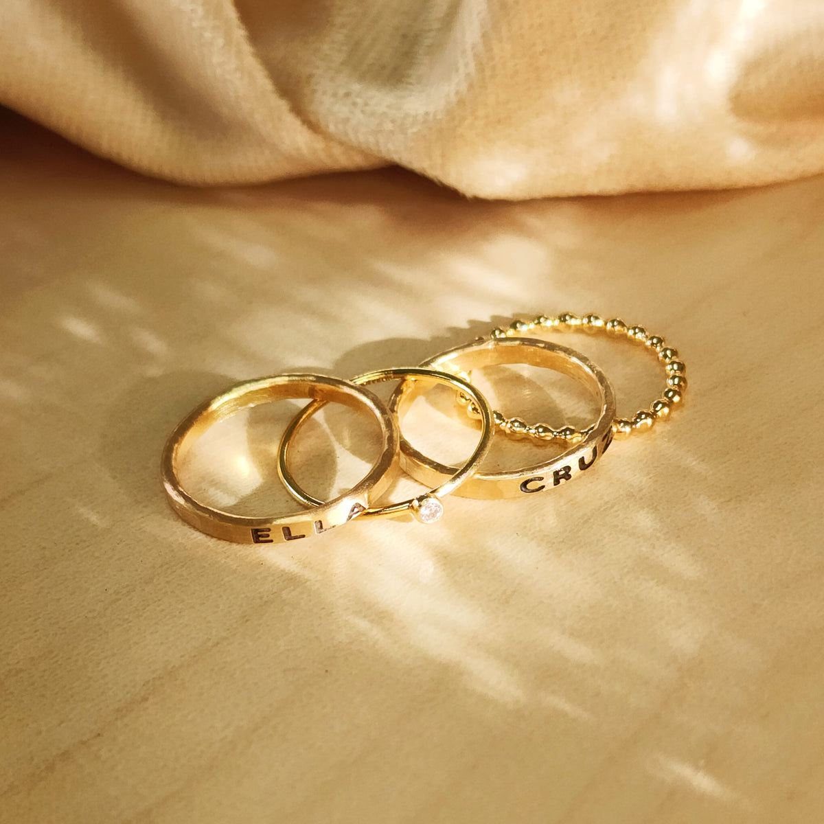 The Kennedy Stacking Ring Set - Going Golden
