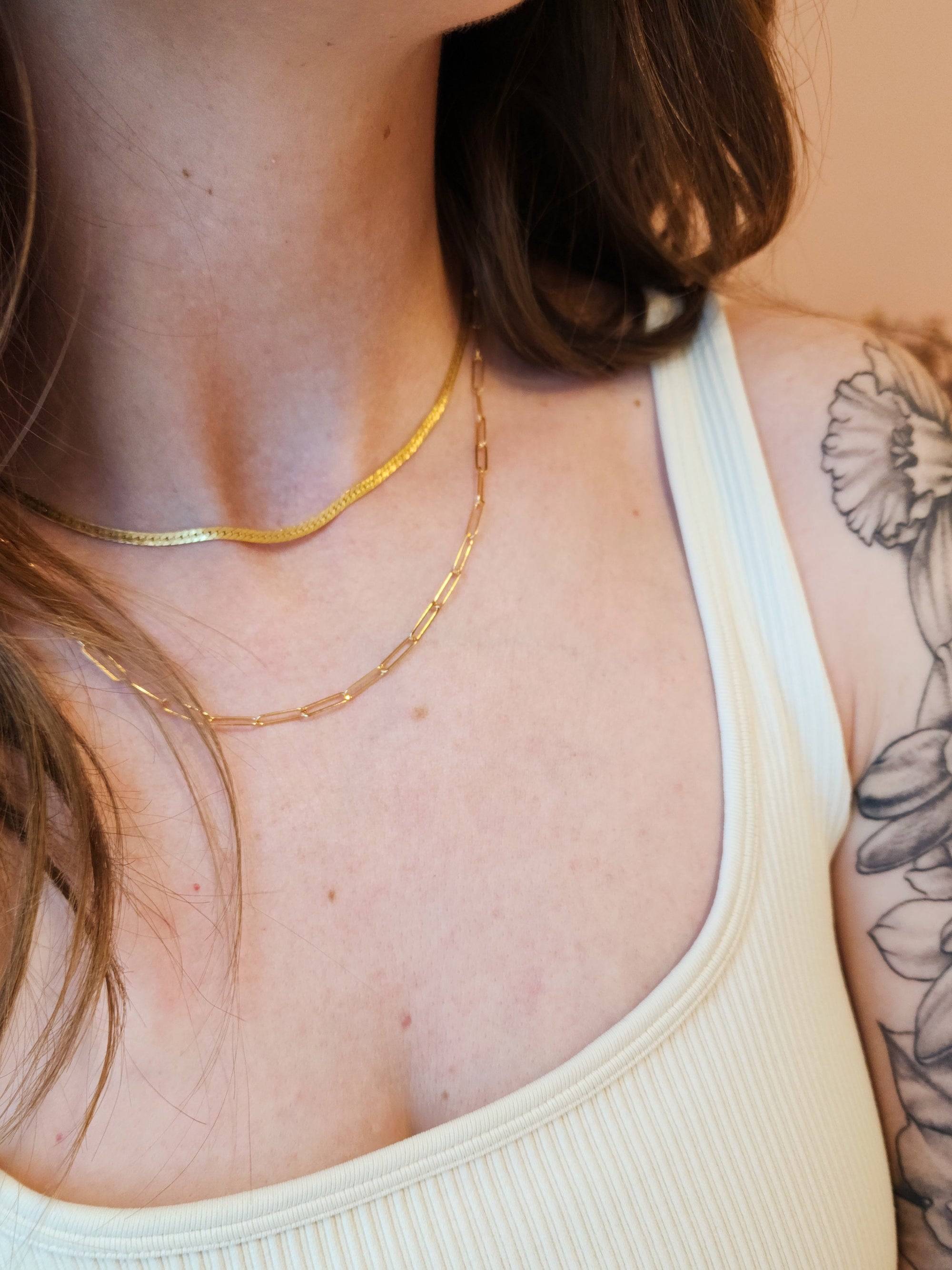 Gold Chain - Herringbone - Going Golden
