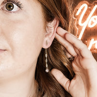 Lightning Earrings - Going Golden