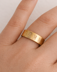 Brass Mama Cuff Ring - Going Golden