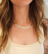 Silver Chain - Herringbone - Going Golden