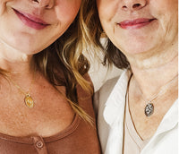 Mom or Grandma Necklace - Going Golden