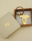 Baby Statistics Keychain