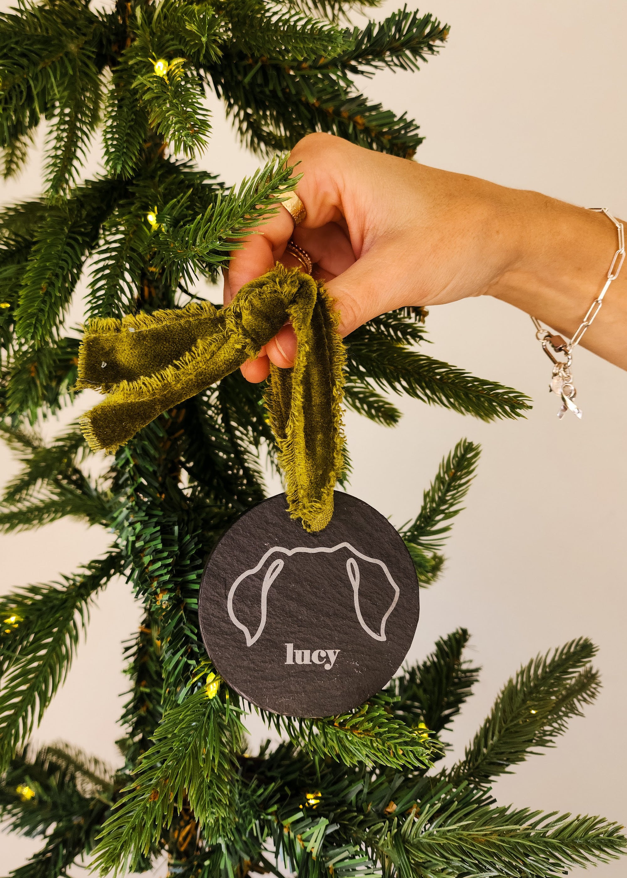 Dog Ear Ornament