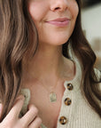 Roman Numerals Rectangle Necklace
