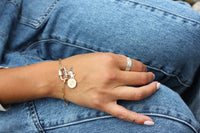 carabiner charm bracelet