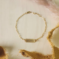 Handwriting Bracelet - Going Golden