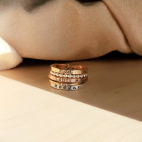 The Savannah Stacking Ring Set - Going Golden