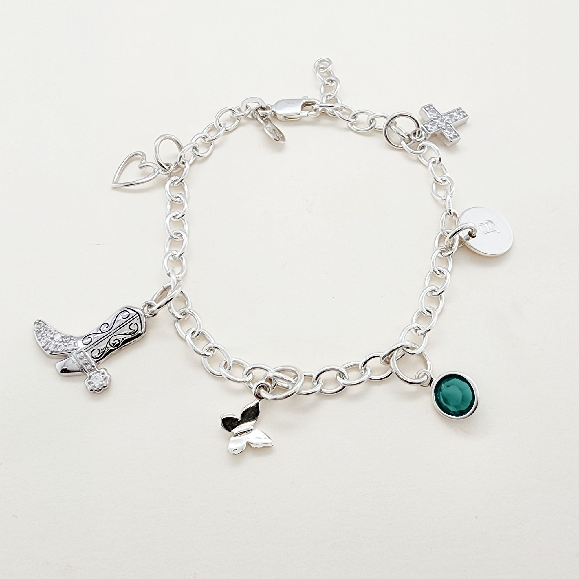 Silver Charm Bracelet - Going Golden