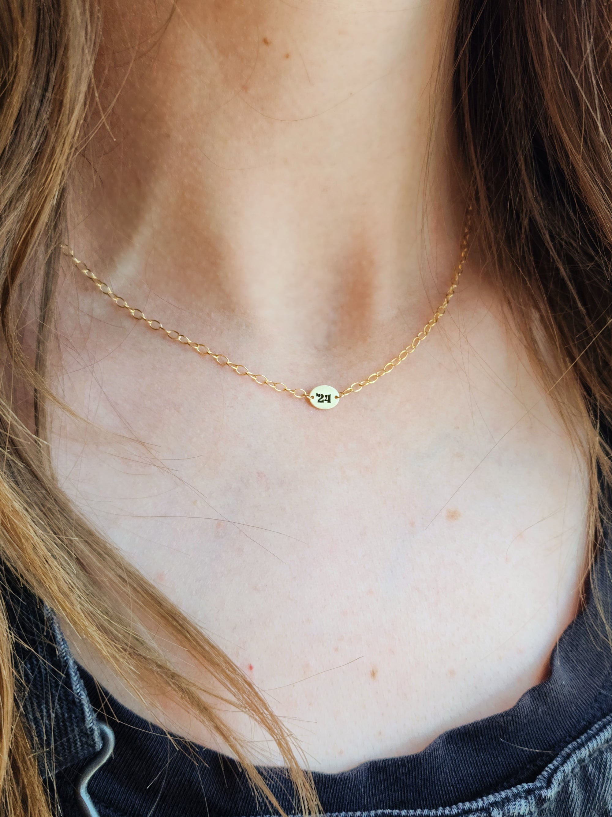 Favorite Year Necklace - Going Golden