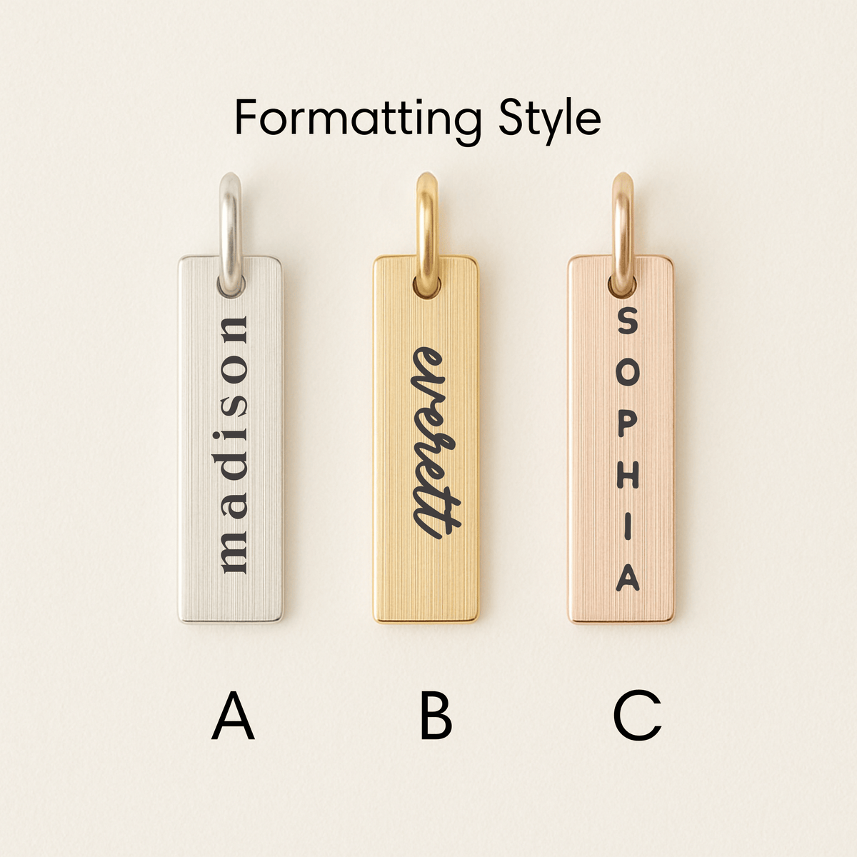 Personalized Bar Tag - Going Golden