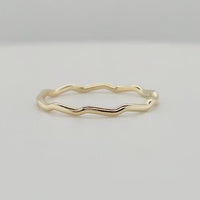 Wavy Stacking Ring