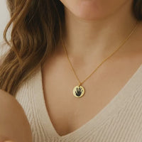 Personalized Handprint Necklace