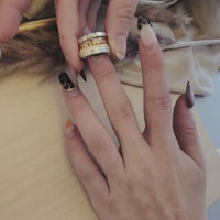 The Anniyah Stacking Name Ring Set