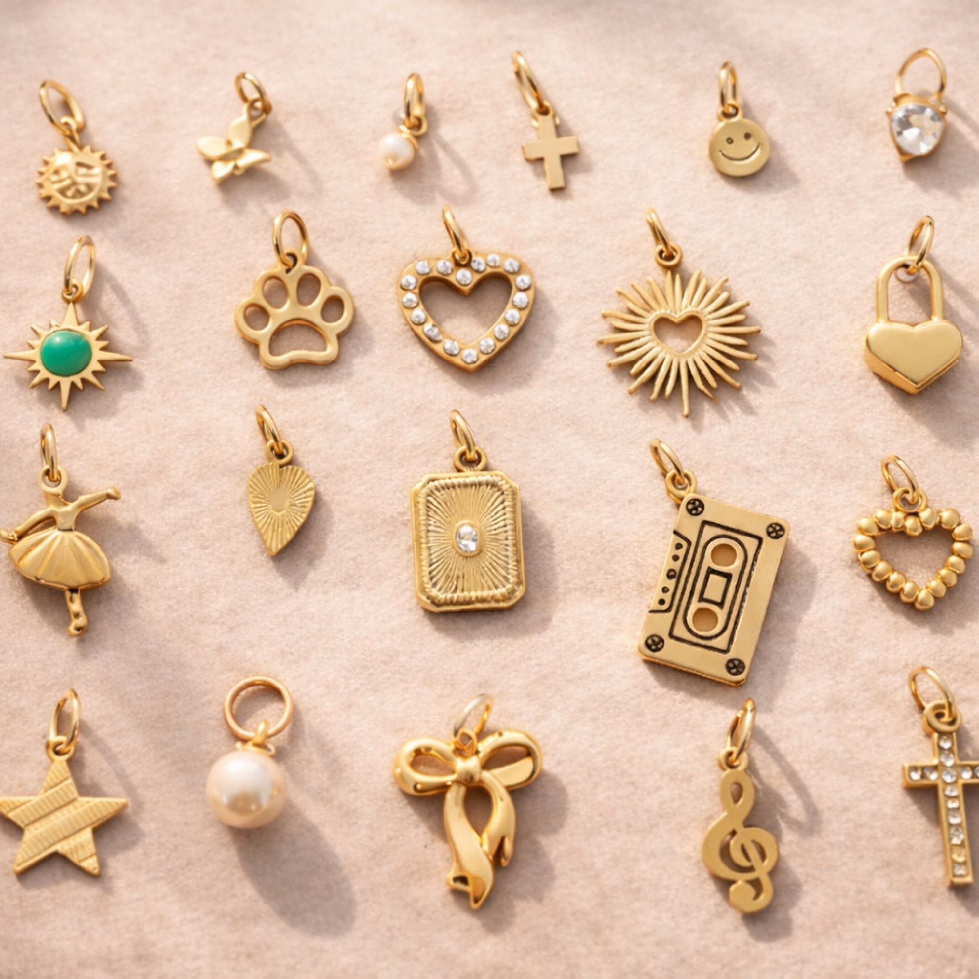 Add-On Gold Charms - Going Golden