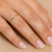 Skinny Smooth Stackable Rings - Going Golden
