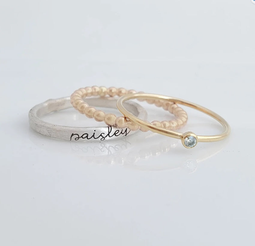 The Gracie - Stacked Ring Set