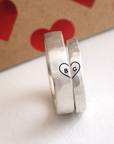 Heart Couples Ring Set