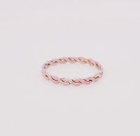Woven Twist Ring - Going Golden