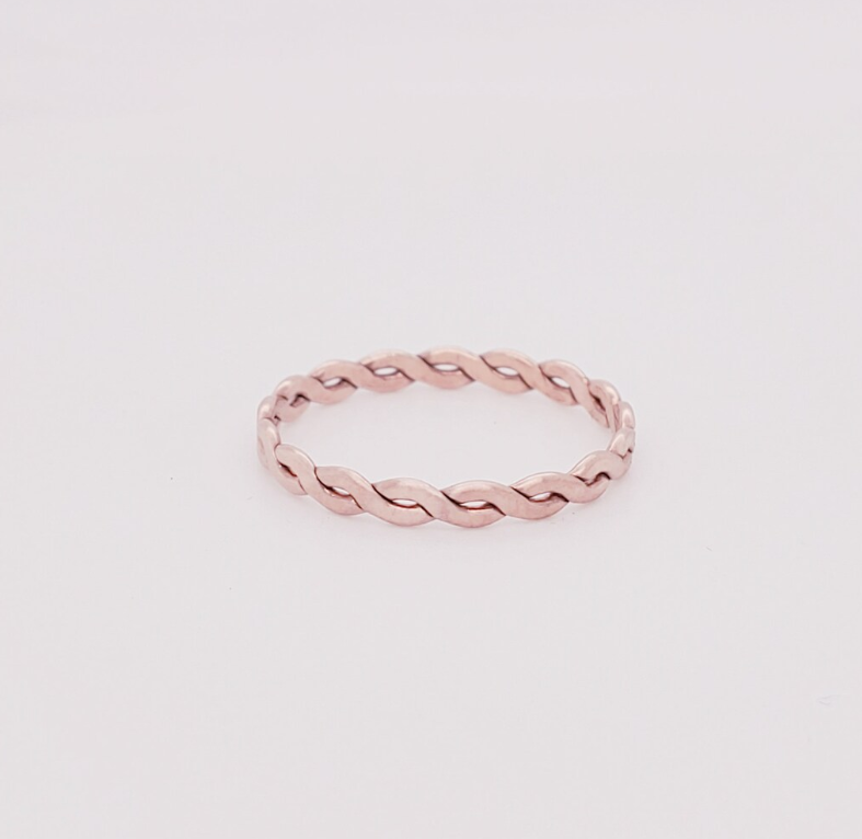 Woven Twist Ring - Going Golden