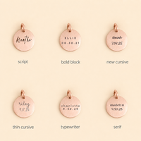 Personalized Disc Charm