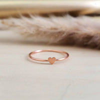 Mini Heart Ring - Going Golden
