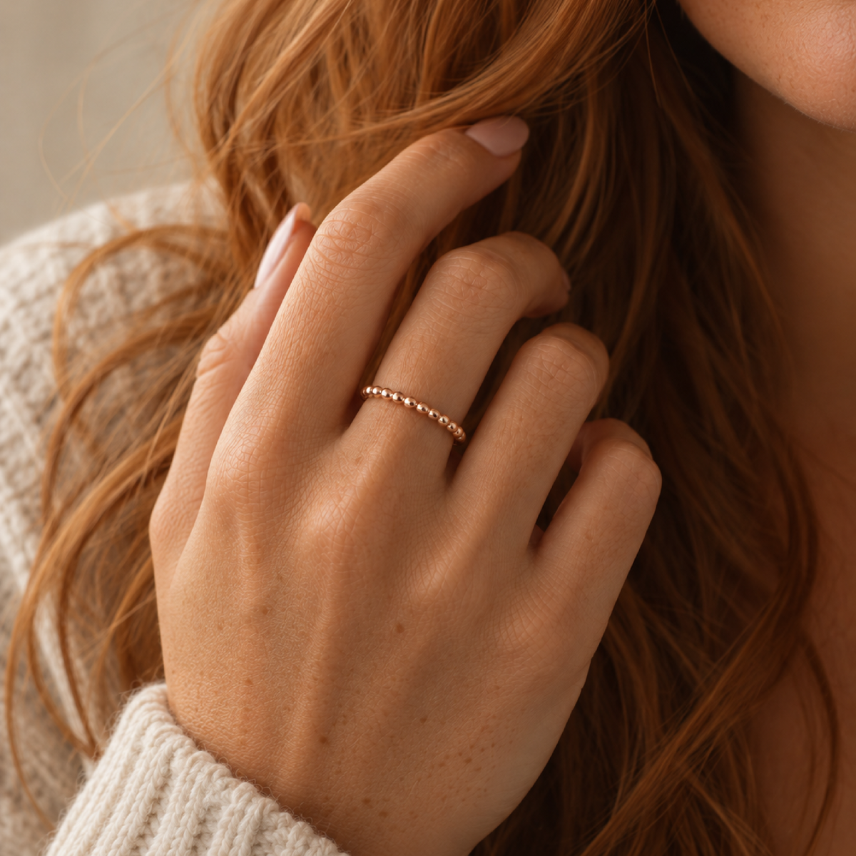Beaded Spacer Ring