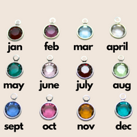 birthstone charm jewelry