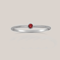 January Birthstone Stacking Ring - Going Golden